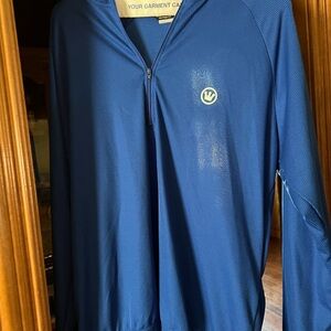 Canari Blue Long Sleeve Cycling Jersey men’s large